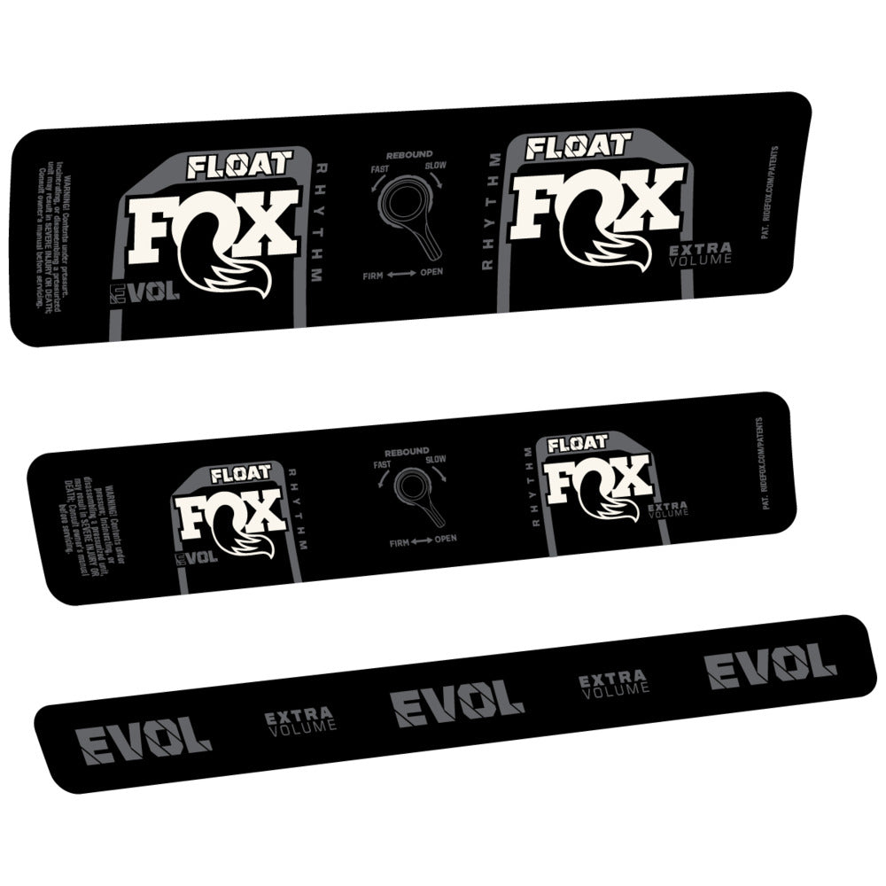 Adesivi Ammortizzatore Fox Float Rhythm Inline CR 2025 in vinile