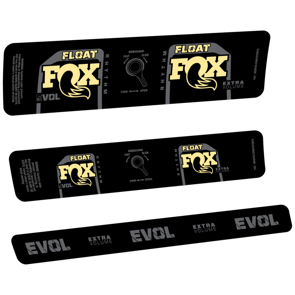 Adesivi Ammortizzatore Fox Float Rhythm Inline CR 2025 in vinile
