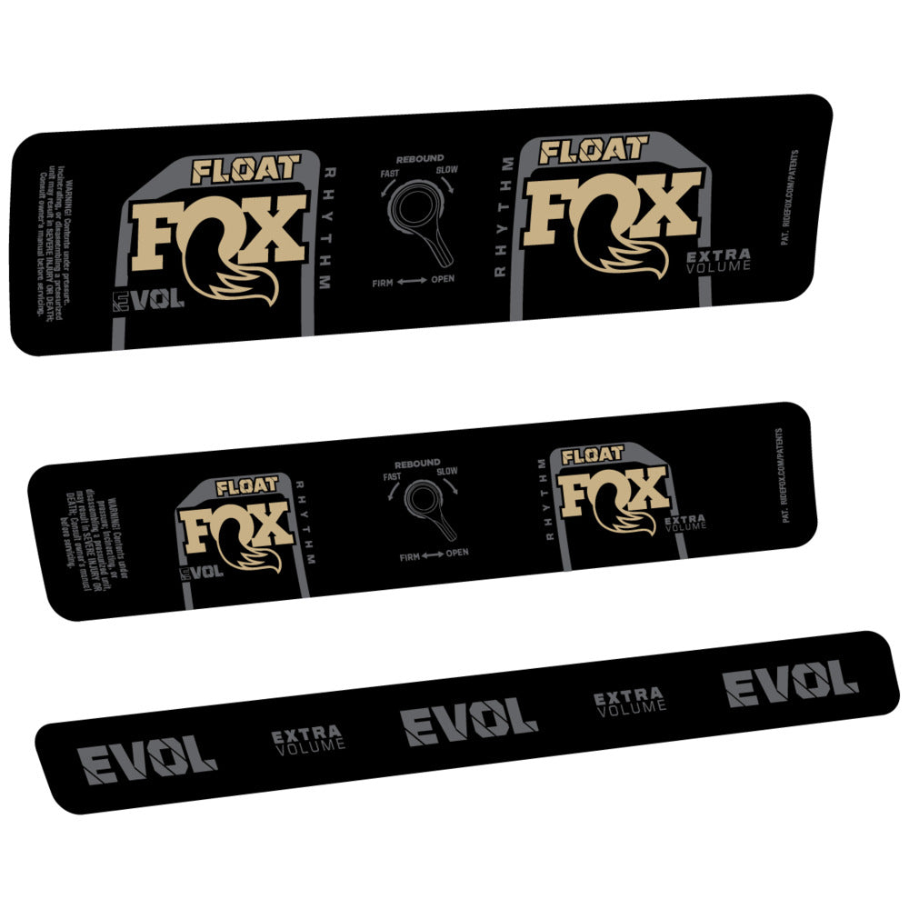Adesivi Ammortizzatore Fox Float Rhythm Inline CR 2025 in vinile