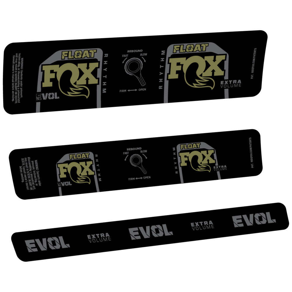 Adesivi Ammortizzatore Fox Float Rhythm Inline CR 2025 in vinile