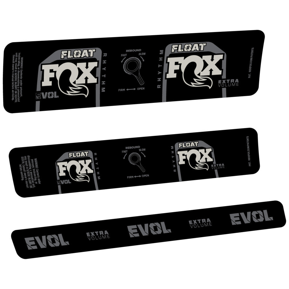 Adesivi Ammortizzatore Fox Float Rhythm Inline CR 2025 in vinile