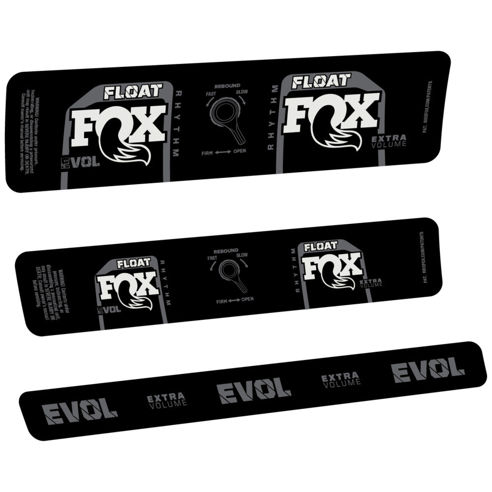 Adesivi Ammortizzatore Fox Float Rhythm Inline CR 2025 in vinile