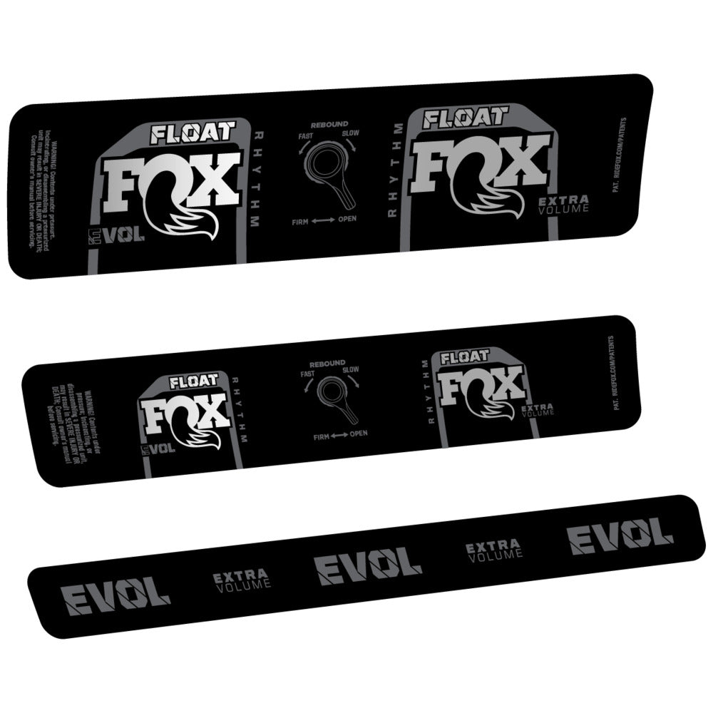 Adesivi Ammortizzatore Fox Float Rhythm Inline CR 2025 in vinile