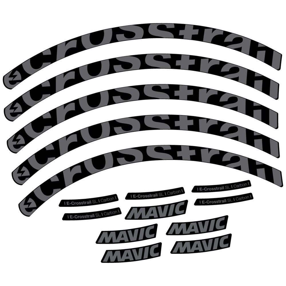 Adesivi Cerchi MTB Mavic E-Crosstrail SL Carbon 2025 in vinile