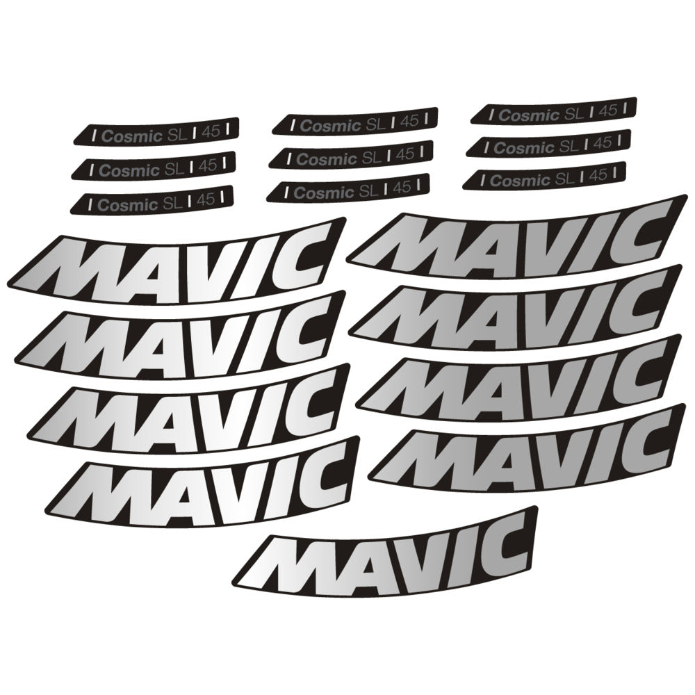 Adesivi Cerchi Bici da Corsa Mavic Cosmic SL 45 2025 in vinile