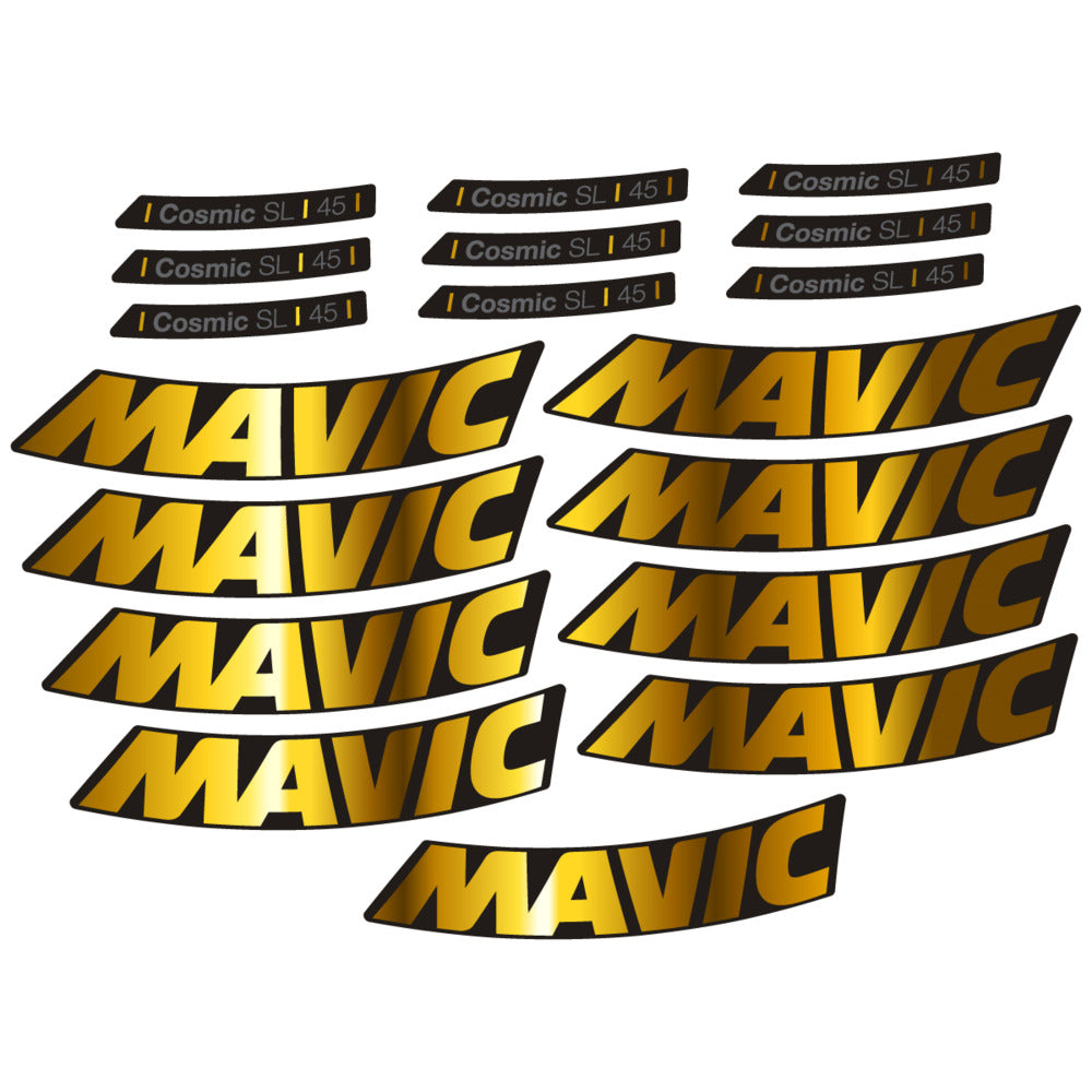 Adesivi Cerchi Bici da Corsa Mavic Cosmic SL 45 2025 in vinile